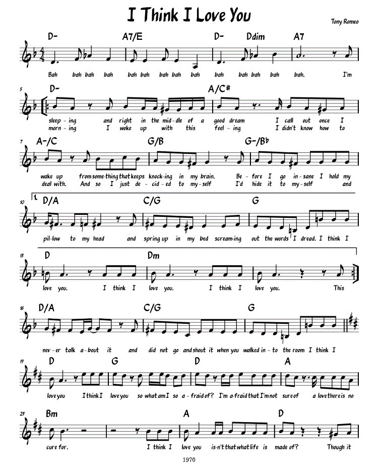Sheet Music